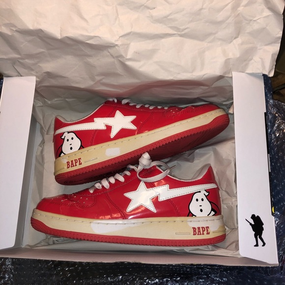25th anniversary Bapesta ghostbusters Collab RARE! Authentic size:8.5 (with box) - Picture 7 of 7